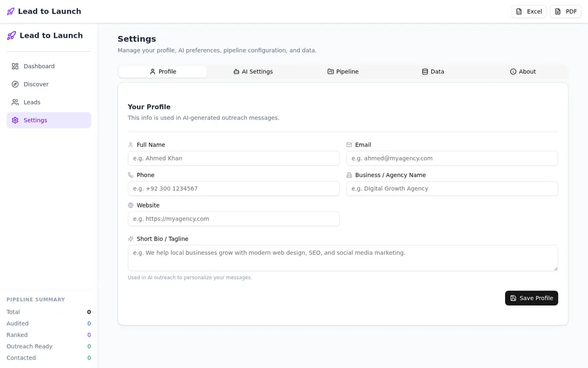 Lead to Launch thumbnail 4 — click to view full screenshot